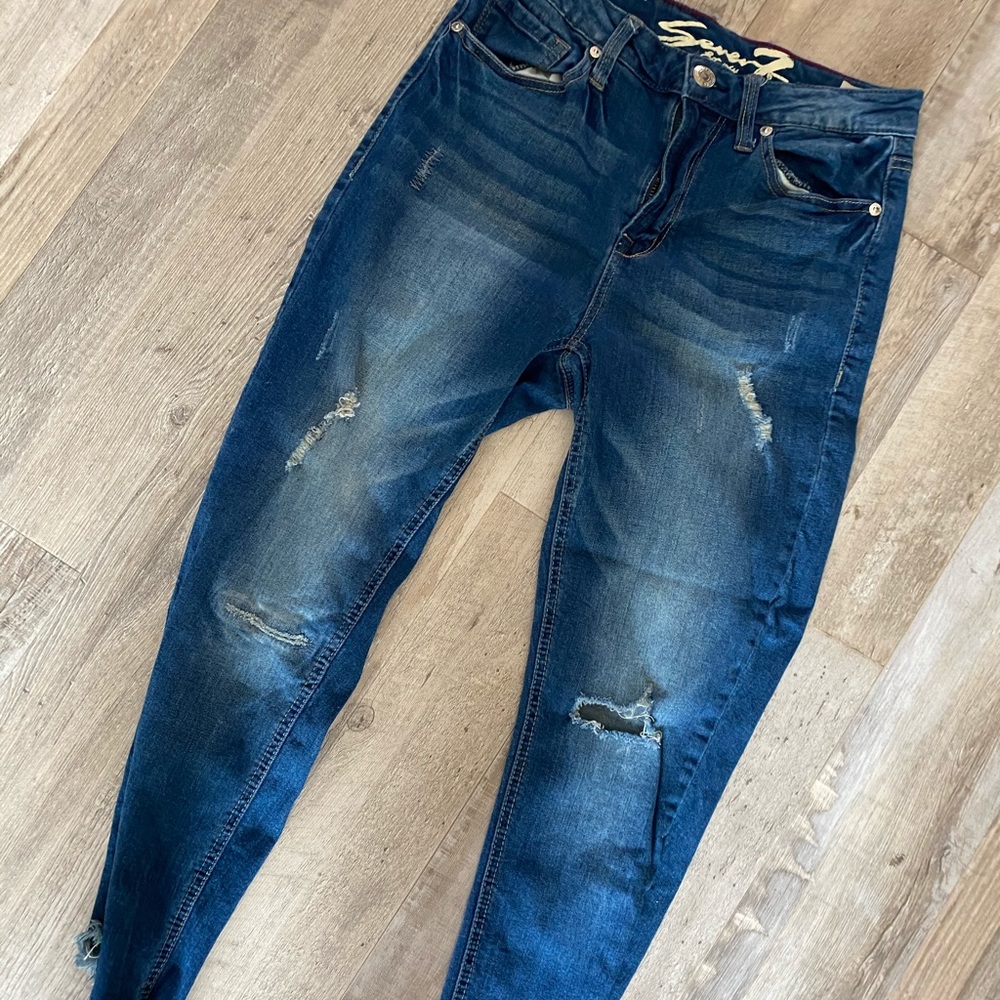 Hi Rise Ankle Skinny Jeans